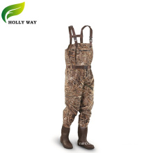 Camo Breathable Rubbeboot Waders para caza